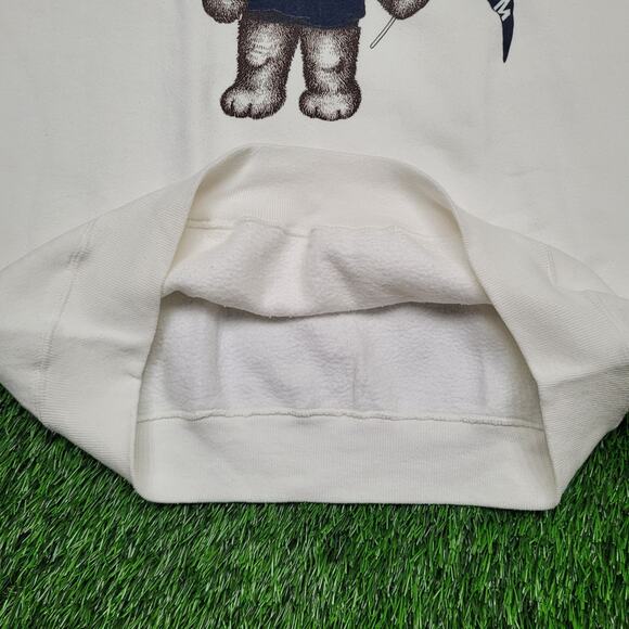 VTG 90s Jansport Preppy Bear Sweatshirt L Franklin & Marshall Polo Bear Style - Picture 3 of 11